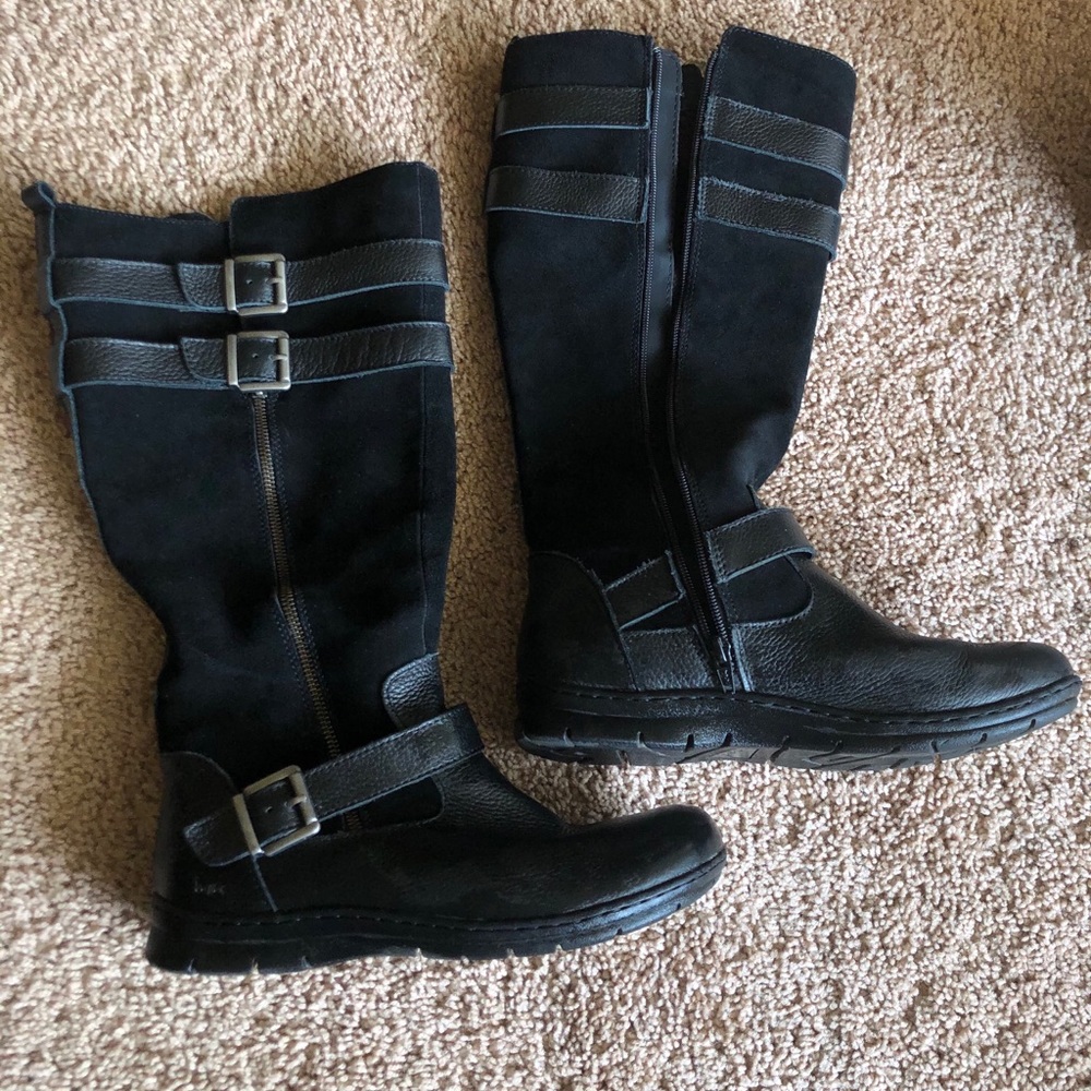 Leather boots b.o.c.